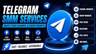 Best Telegram SMM Panel Services | Channel Members, Group Members &amp; More | SMMSOC