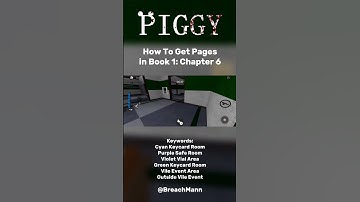 [ROBLOX] - How To Get PAGES in PIGGY: BOOK 1 - CHAPTER 6!