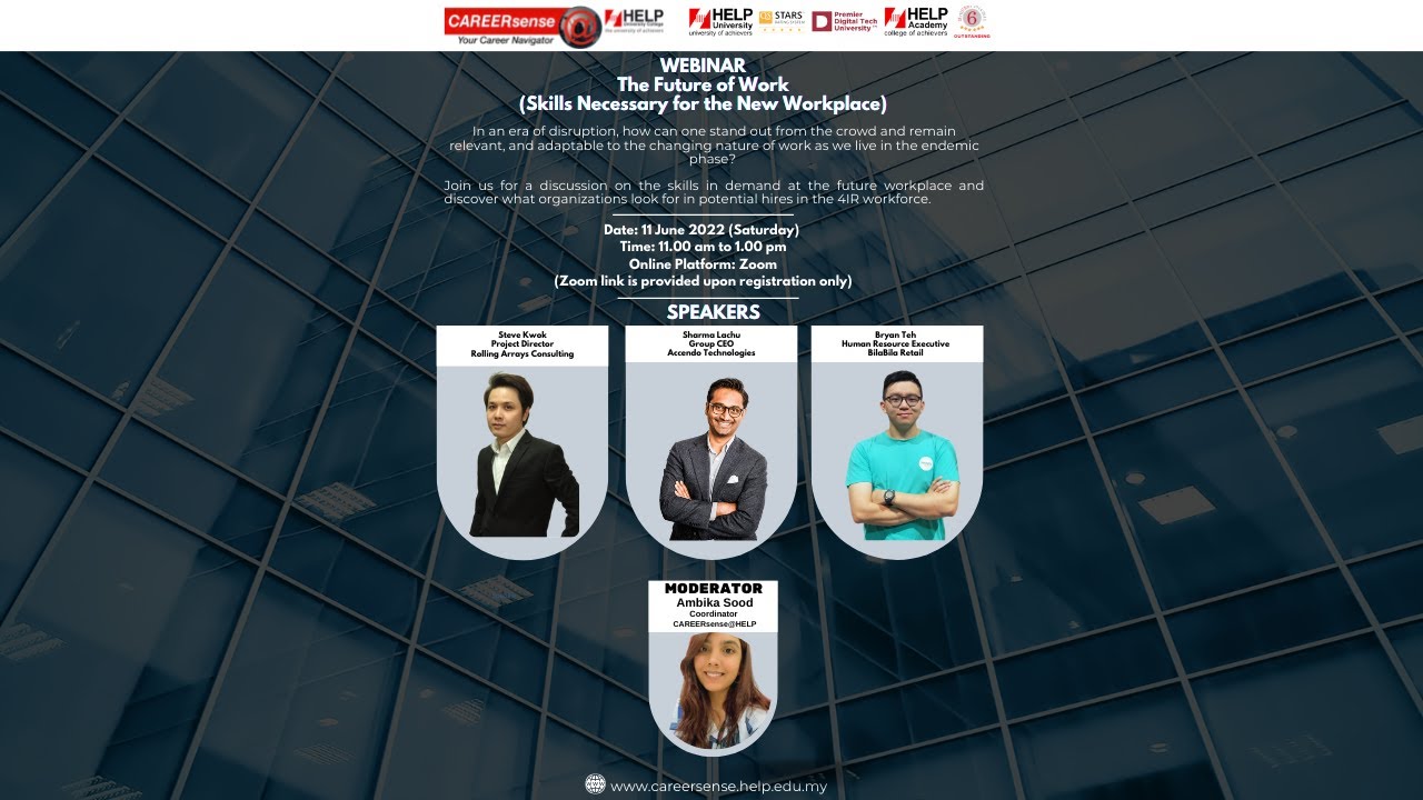 The Future of Work -Webinar Series-Skills Necessary for the New ...