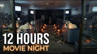 📼 Haunted Video Store After Closing 12 HOURS | 90s Halloween Ambience & Soft Music | Movie Night screenshot 3