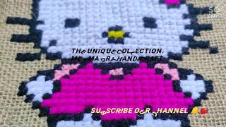 Cross Sch Hello Kity চটর ওপর কট