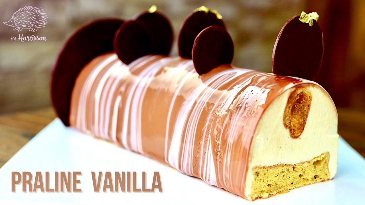 Vanilla Hazelnut Cake How to Make a Buche de Noel YouTube