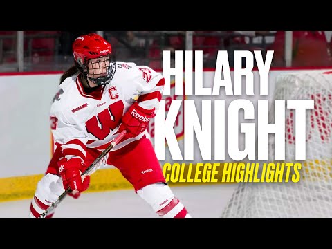 Hilary Knight college hockey tournament highlights at Wisconsin
