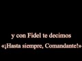 Spanish Songs - Hasta Siempre Comandante - Carlos Puebla - with Lyrics and Translation