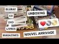 Nouvel arrivage   unboxing bluray dvd cd livres magazines