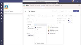 Microsoft Teams for Education - Managing Assignments