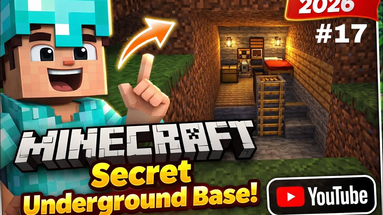 How to making underground room ! New Minecraft gaming video ...