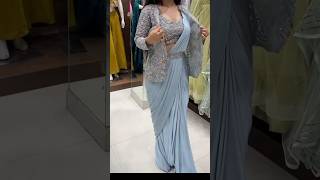 ✨♥️New Trendy Party Wear Saree Design 2025 | ✨ Bridal hairstyle 😍#youtubeshorts #fashion#shorts