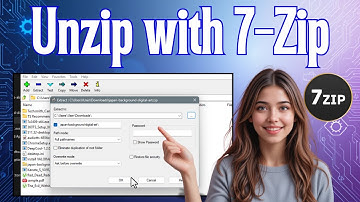 How To UNZIP a FILE with 7-Zip - Detailed Tutorial