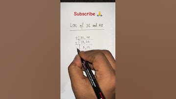 LCM of 36 and 48 #maths #mathshorts #shortvideo #shorts #trending