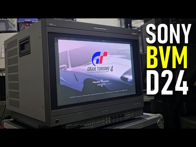 Thumbnail for Testing & Configuring an $8,000 CRT | The Sony BVM D24E1WA