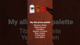 My alla prima palette