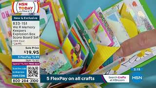 Famous We R Memory Keepers Explosion Box Score Board and Cardst... Wealth