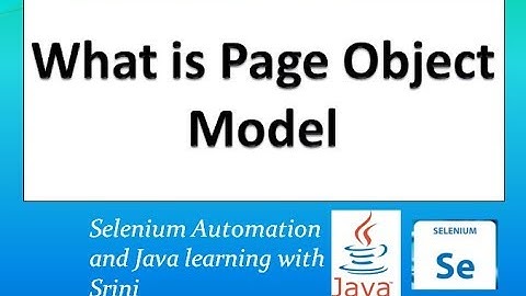 #POM#PageObjectModel#ObjectRepository#Selenium#Interview What is Page Object Model in Selenium