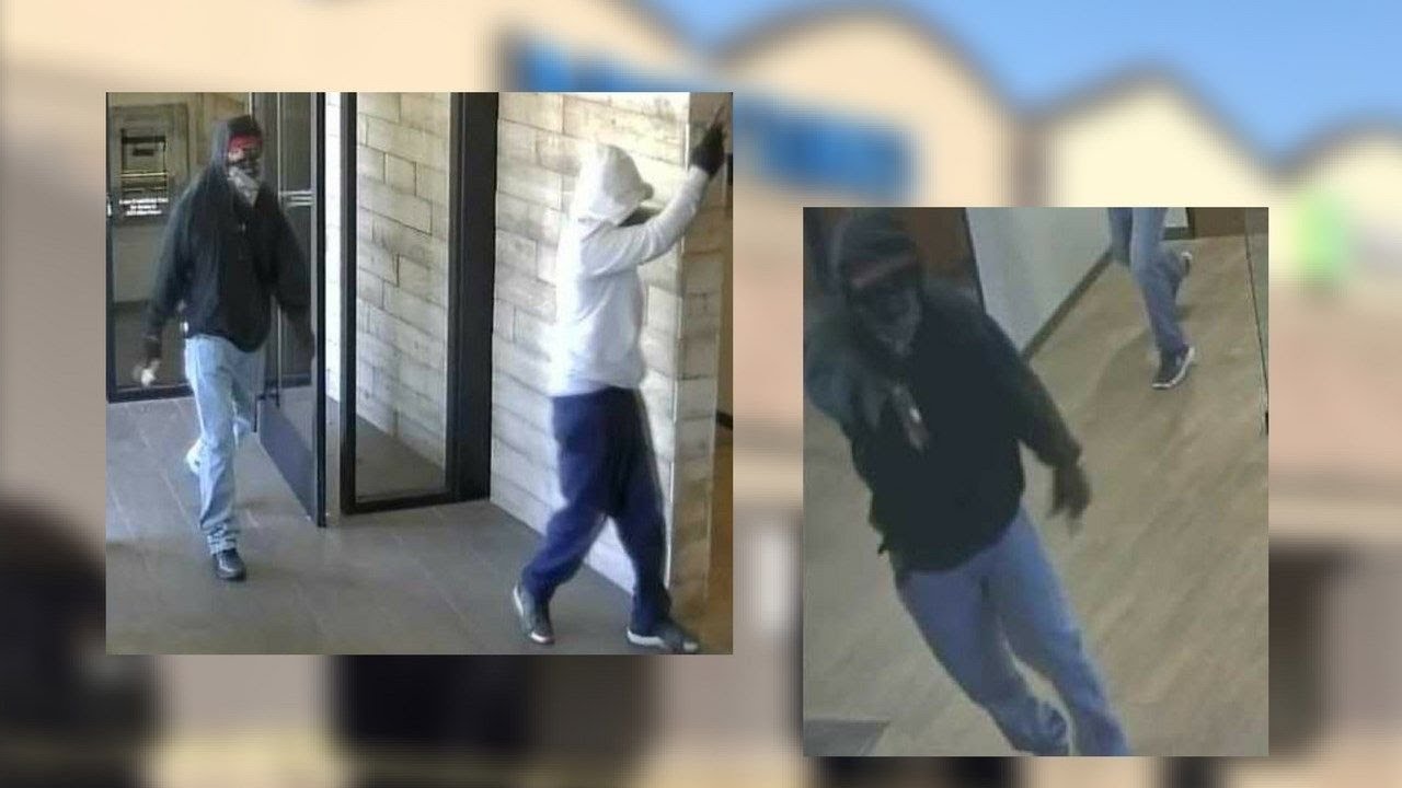 VIDEO: Authorities search for two men suspected in Phoenix credit union robbery