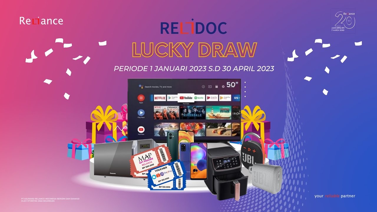 PENGUMUMAN PEMENANG RELIDOC LUCKY DRAW 2023 PERIODE #1