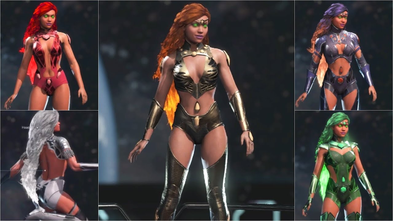 Injustice 2 100 Starfire Gear Options Showcase YouTube