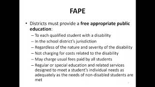 Section 504 and Title II (ADA): Lessons Learned - Winston Cornwall, PhD