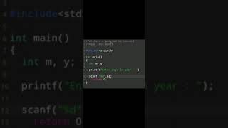 #59 | C Language Tutorial For Beginners | Coding Exercise60 #shorts #programming