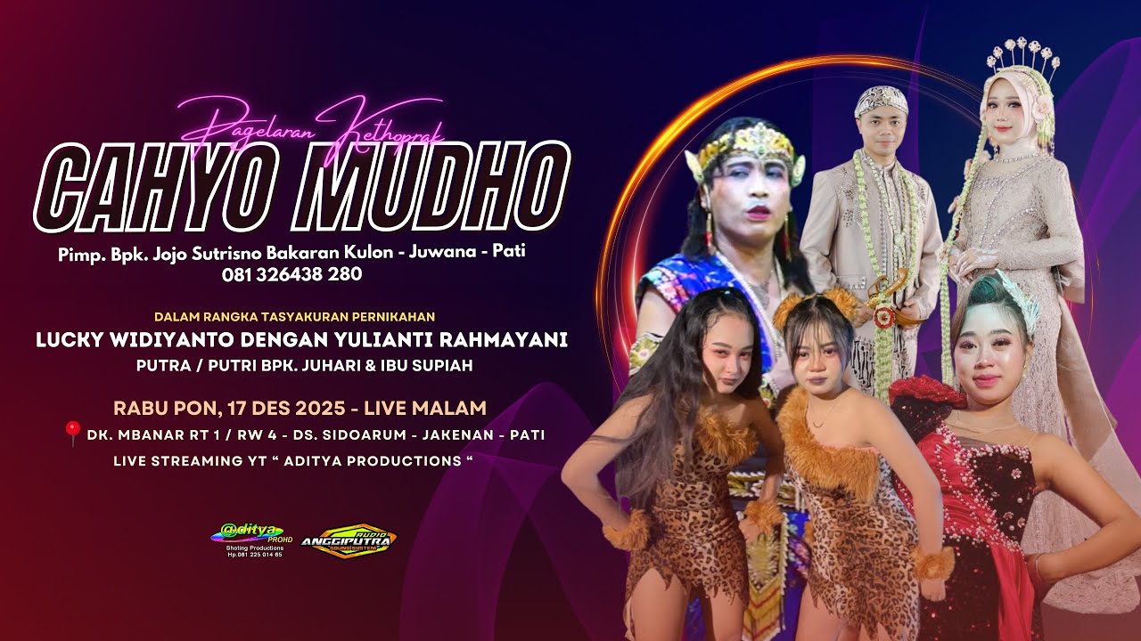 ✅LIVE CAHYO MUDHO [MALAM] :: MBANAR - SIDOARUM - JAKENAN :: LAKON : BABAT KAJEN