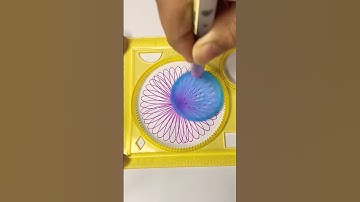 ASMR: The Spiral That Draws You In!#art #shorts #spirograph #satisfying #asmr #trending #viralshorts
