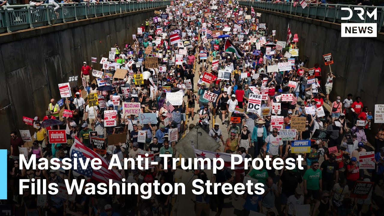 WATCH: Hundreds of Thousands March in D.C. Against Trump’s National Guard Deployment | AC1G