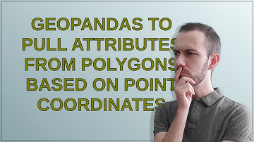Gis: GeoPandas to pull attributes from polygons based on point coordinates