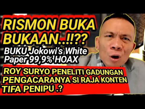 buku jokowis white paper menurut keteran rismon