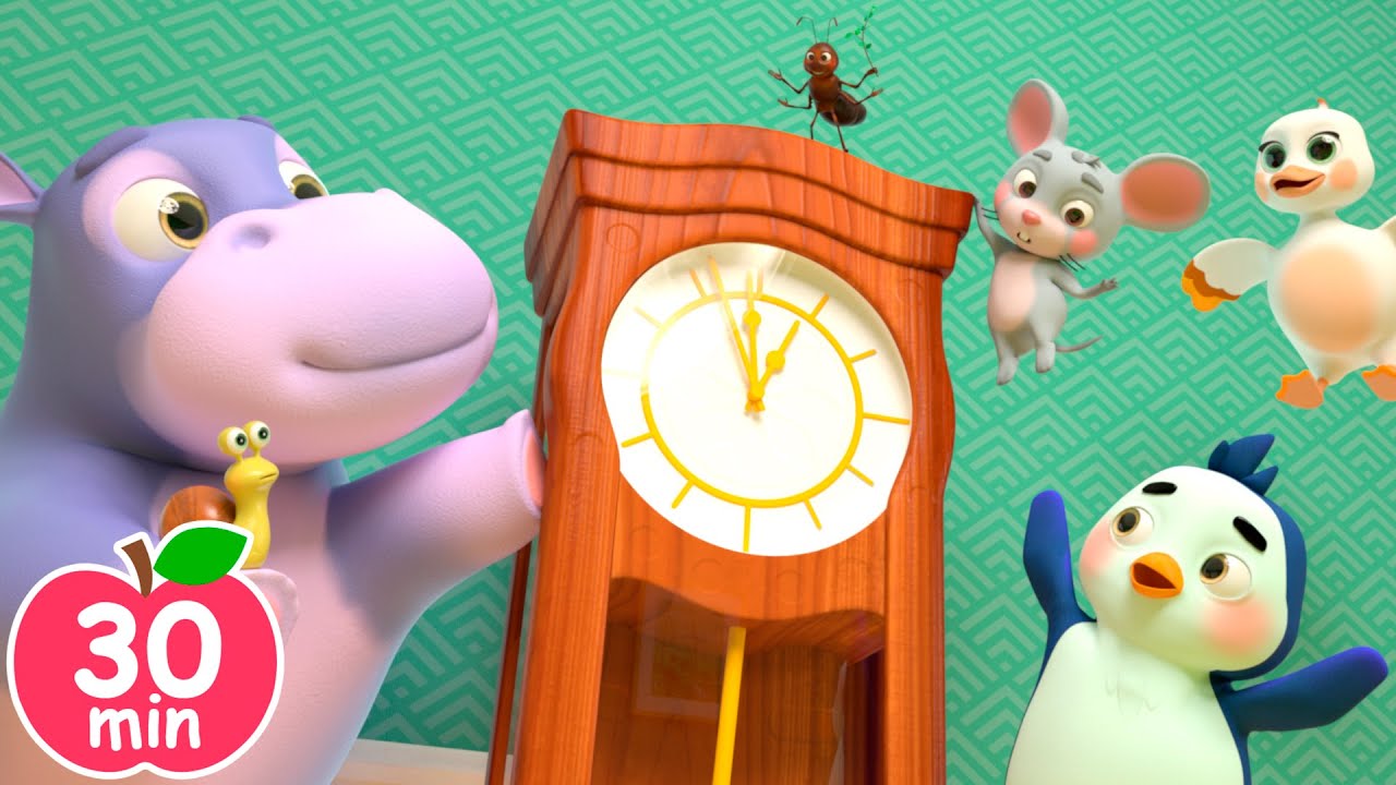 Hickory Dickory Dock Song for Kids | Baby Songs | MiniBinnie Nursery ...