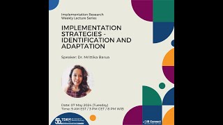 Implementation Strategies: Identification and adaptation