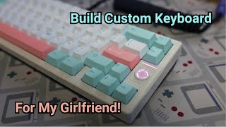 Build my Girlfriend a Custom Keyboard! Think6.5 V2 w/ Penguin switches Build Stream Vod