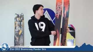 Elan 2012 Boomerang Powder Skis - YouTube