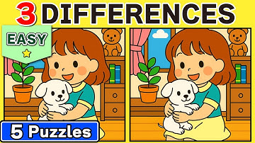 【EASY】Can You Find All 3 Hidden Differences in 90 Seconds? #67