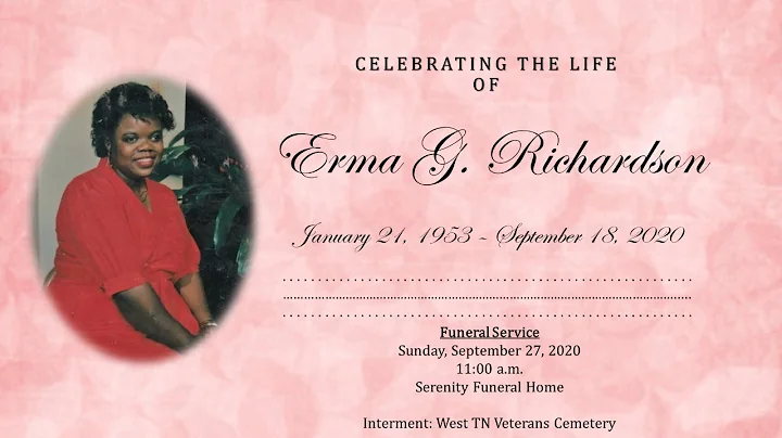 Erma Richardson - Funeral Service