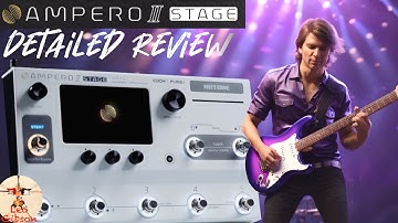 Hotone Ampero Stage: demo and review...such a flexible unit!  (vs Soldano, Plexi, Dlx Reverb)