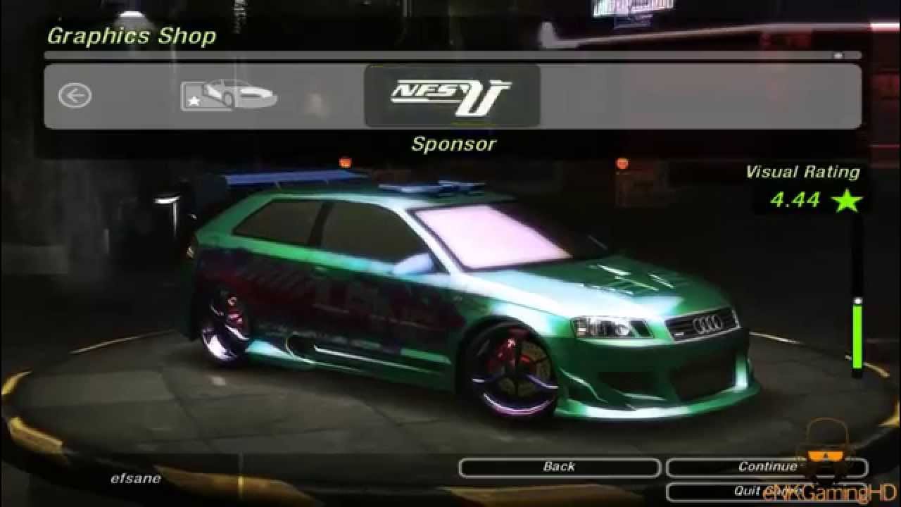 Audi a3 nfs