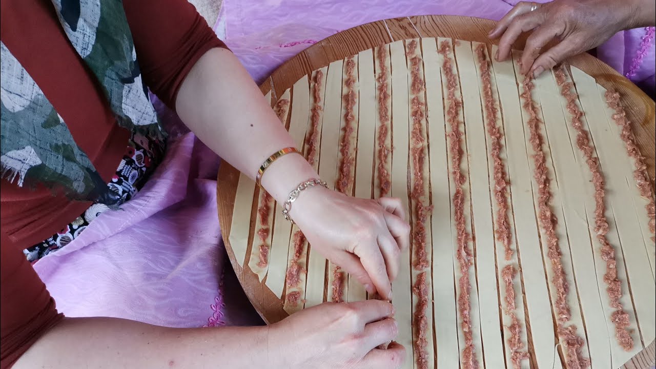 Bu mantıyı sadece 1 saatte yaptım saatlerce mantı yapmaya son #pratikmantı#kolaymantı