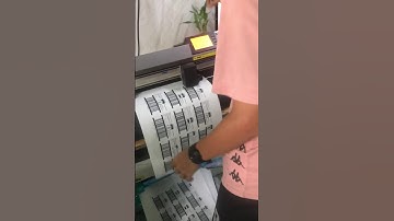 In decal mã vạch. Decal giấy. Decal sữa. Bế bằng máy graptec 6000