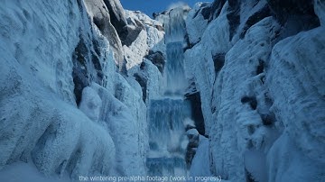 The Wintering [WINTER SURVIVAL GAME UE4] - New Enchanced Waterfall