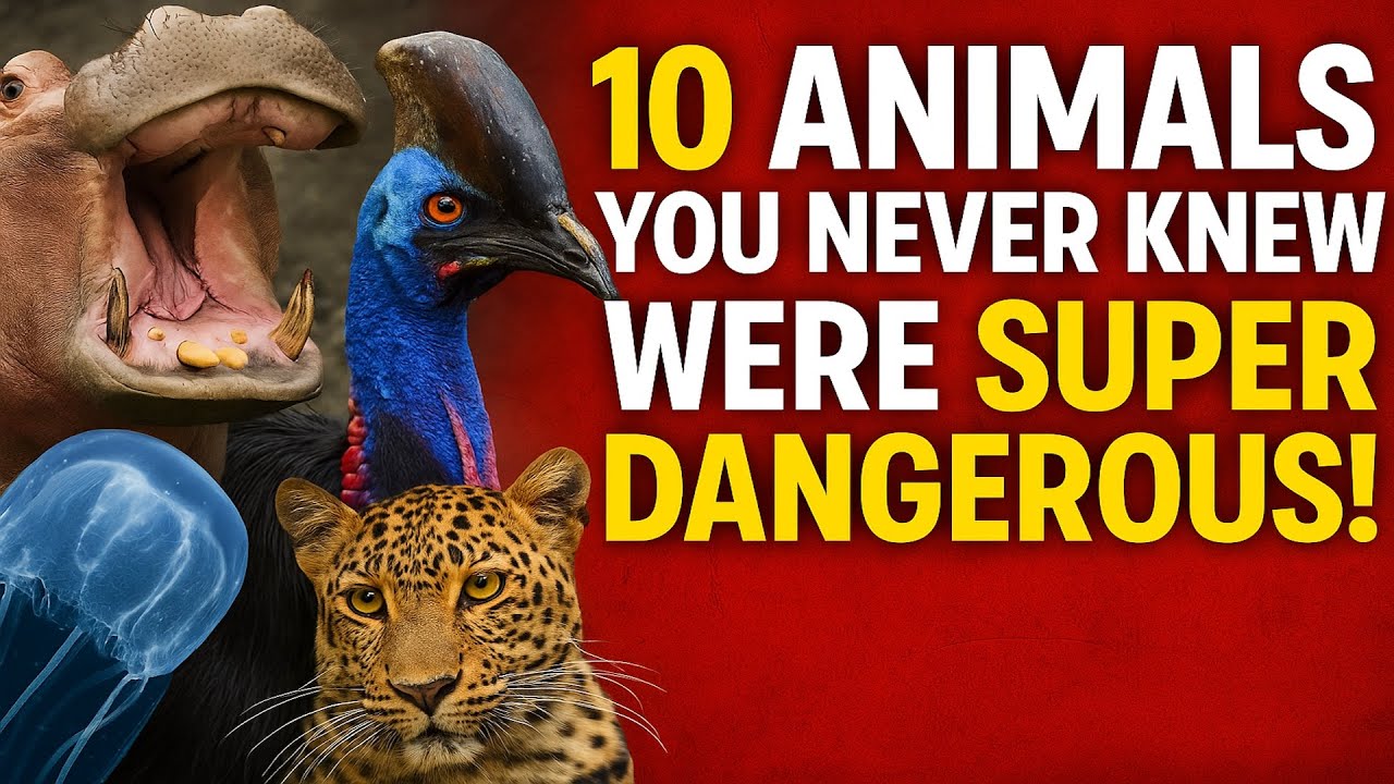 10 Animals You Never Knew Were Super Dangerous! - YouTube