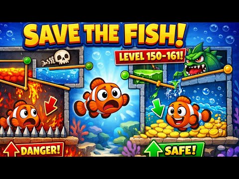 Save the Fish Satisfying Game Level 150-161