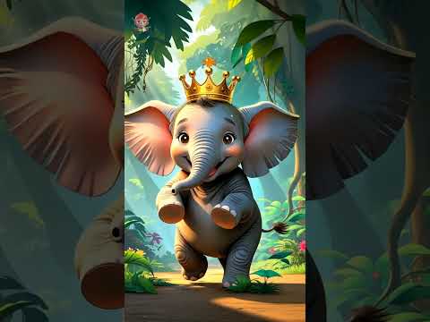 Ek Mota Hathi Viral Short, हाथी राजा #childrensong #videoforkids #ekmotahathi #viralshorts #funny