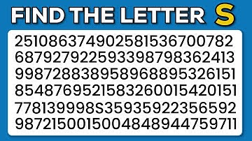 Find the ODD One Out - Numbers and Letters Edition ✅ Easy, Medium, Hard - 15 levels