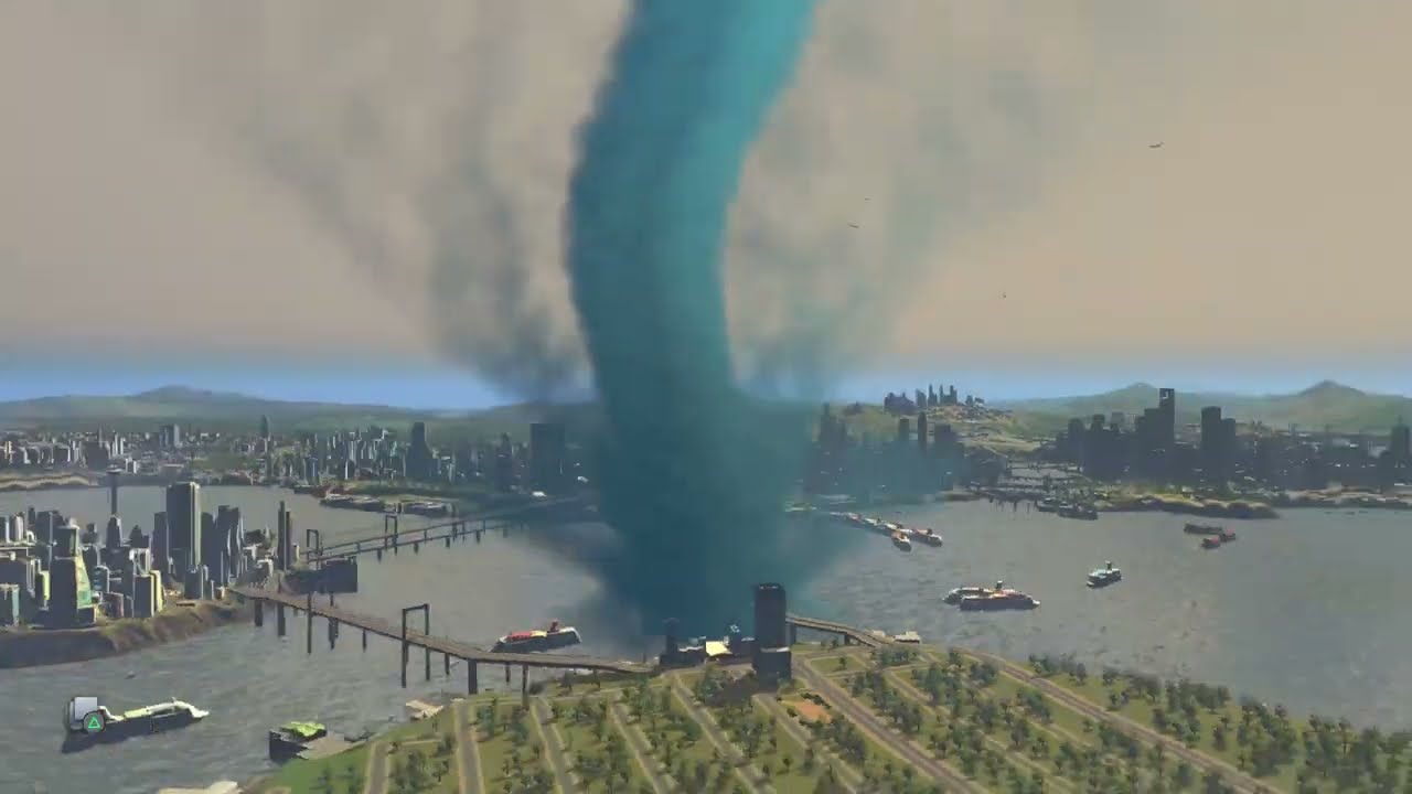 Getting the rare Chirpnado in Cities: Skylines