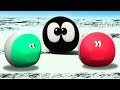 Colorful Crayons For Children | Squishy Running WonderBalls Funny Kids Shows