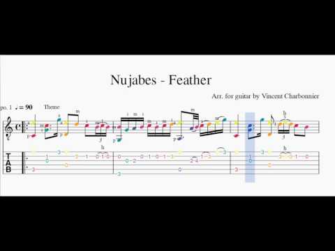Nujabes - Feather (Guitar Tabs / Tutorial)