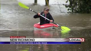 WKRC Local 12 News - Flood of 2018 - New Richmond Flooding - Sunday 11:00 PM PKG - 2/26/18