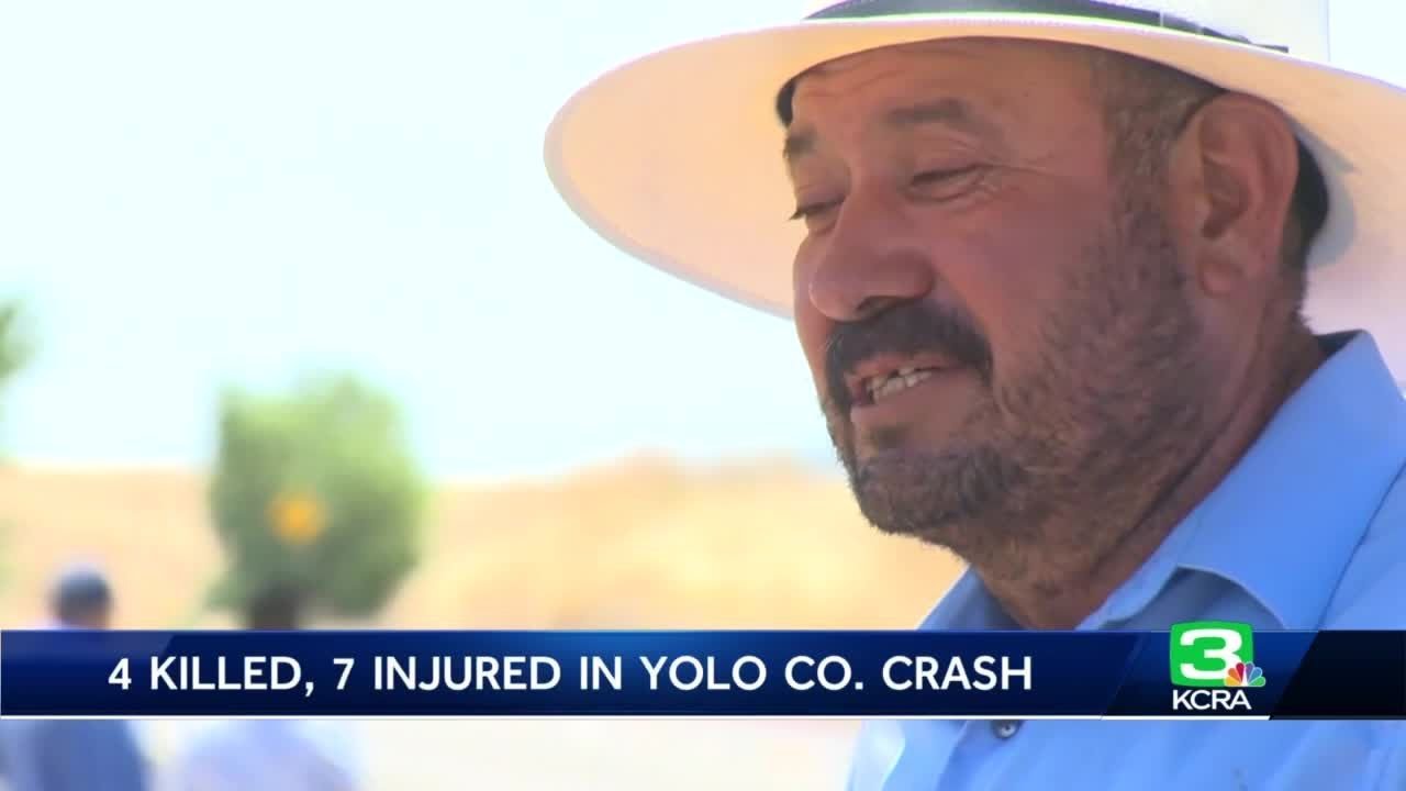 Uncle of farmworker who died in Yolo County accident visits site of crash