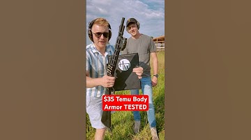 $35 Temu Body Armor (tested) *SHOCKING RESULTS*