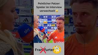 Moderatorin Verwechselt Spieler Im Interview Kann Jedem Pieren